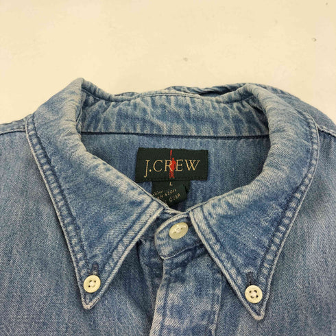 ジェイクルー J.CREW 90S 巨人タグ USA製 B.D. L/S デニム シャツ メンズ import:L